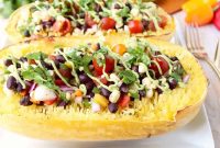 Butternut Squash Stuffed with Quinoa and Kale