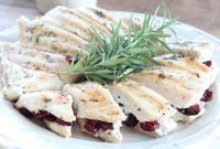 Juicy Goat Cheese and Cranberry Stuffed Chicken Breasts Recipe