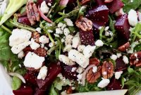 Roasted Beet Salad with Goat Cheese and Walnuts Recipe