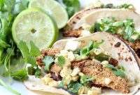 Crispy Baked Avocado Tacos with Spicy Mango Salsa