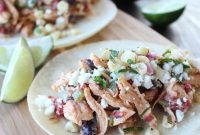 Mexican-Style Chicken Salad Tacos