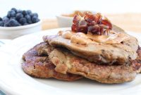 Fluffy Banana and Date Protein Pancakes