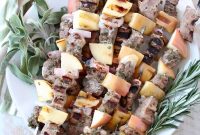 Grilled Pork Skewers with Rosemary and Sage