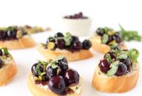Blueberry, Goat Cheese and Pistachio Crostini Recipe