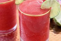 Strawberry Daiquiri Recipe with Basil-Infused Simple Syrup