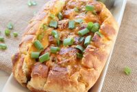 Loaded Baked Potato Bread Recipe with Bacon & Cheddar