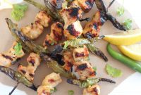 Honey-Glazed Grilled Jalapeño Chicken Skewers