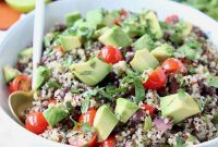 Mexican Quinoa Salad with Avocado, Corn and Lime