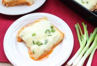 Creamy Buffalo Chicken Alfredo Lasagna