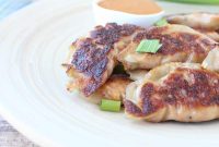 Homemade Thai Peanut Chicken Potstickers