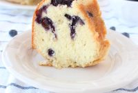 Blueberry Almond Pound Cake Recipe