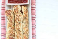 Homemade Crispy Garlic Herb Breadsticks
