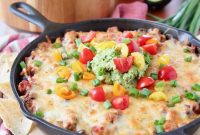 Creamy Cheesy Baked Taco Dip Recipe
