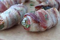 Bacon-Wrapped Sweet Potato Jalapeno Poppers Recipe