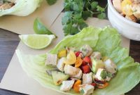 Zesty Chili Lime Chicken Taco Lettuce Cups