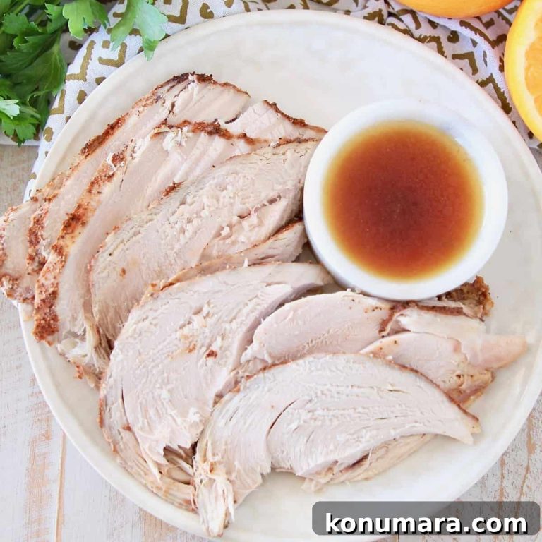 Slow Cooker Orange Bourbon Turkey Breast
