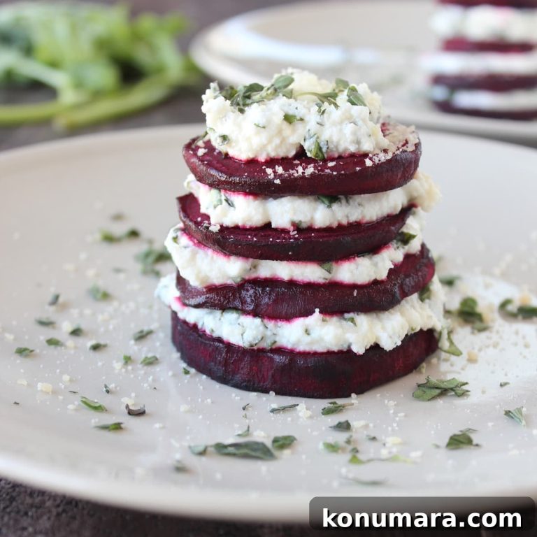 Stacked Beet Salad Recipe: Layered Beets & Greens