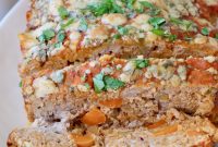 Spicy Buffalo Chicken Meatloaf with Blue Cheese