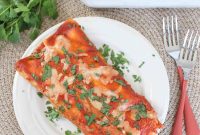 Ground Beef Enchiladas with Creamy Sriracha Sauce Recipe