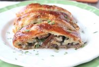Cheesy Mushroom and Spinach Puff Pastry Recipe