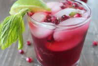 Pomegranate Mint Margarita Cocktail Recipe