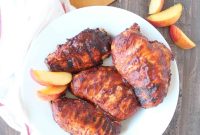 Grilled Peach and Balsamic BBQ Chicken Recipe