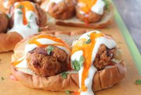 Buffalo Turkey Meatball Subs Recipe