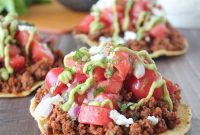 Chorizo Tostadas with Watermelon Serrano Salsa Recipe