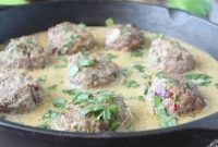 Thai Green Curry Lamb Meatballs
