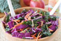 Kale and Apple Slaw Recipe with Lemon Vinaigrette