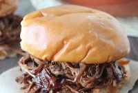 Slow-Cooked BBQ Brisket Sandwich with Smoky Sauce