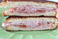 Apricot-Glazed Ham and Melted Cheese Sandwich Recipe