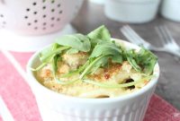 Baked Chicken Caesar Pasta Cups