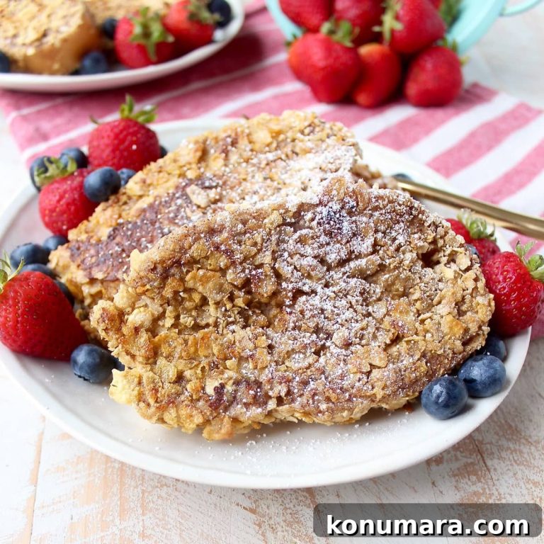 Crunchy Cornflake-Crusted French Toast Recipe with Maple Syrup