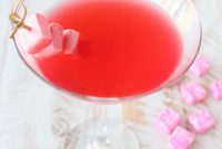 Pink Starburst Martini: Sweet Strawberry Vodka Cocktail