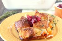 Leftover Turkey and Stuffing Breakfast Casserole