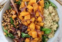 Roasted Butternut Squash Salad with Maple Vinaigrette