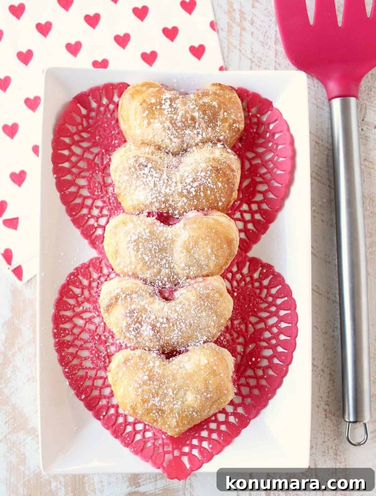 Heart-Shaped Strawberry Cheesecake Puff Pastry Recipe