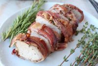 Crispy Bacon-Wrapped Pork Chops with Maple Glaze