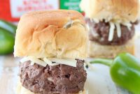 Jalapeno Popper Stuffed Sliders Recipe