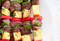 Grilled Teriyaki Steak Shish Kabob Recipe
