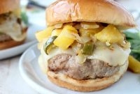 Juicy Hawaiian Turkey Burgers with Pineapple and Teriyaki