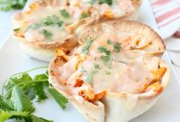 How to Make Buffalo Chicken Dip Taco Cups