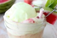 Watermelon Lime Sherbet Float Recipe