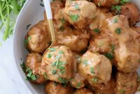 Thai Turkey Meatballs with Peanut Sauce Recipe