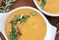 Creamy Roasted Sweet Potato Soup Recipe