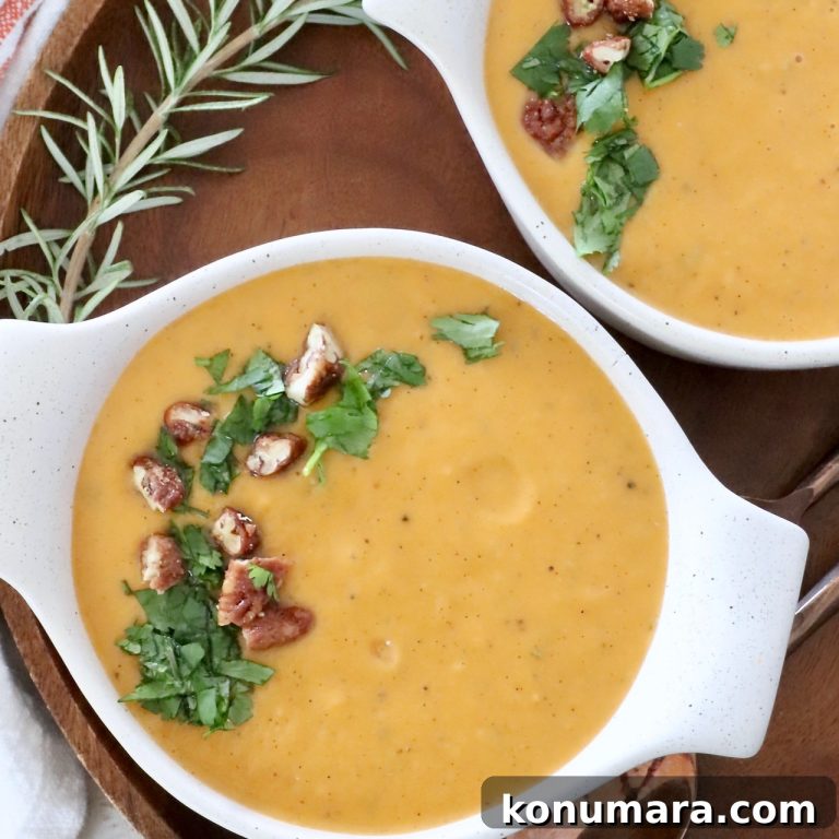 Creamy Roasted Sweet Potato Soup Recipe