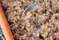 Savory Sausage Stuffing Recipe with Herbs