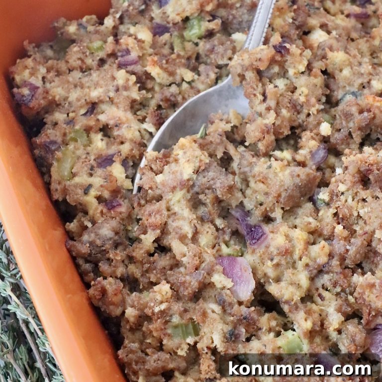 Savory Sausage Stuffing Recipe with Herbs