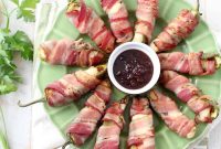 Stuffed Bacon Jam Triple-Creme Jalapeno Poppers Recipe